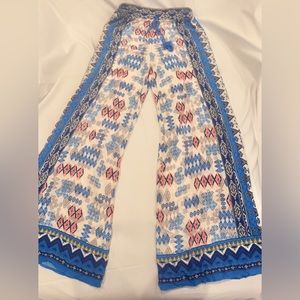 Bohemian 🌺🌺print wide leg pants🌸🌸